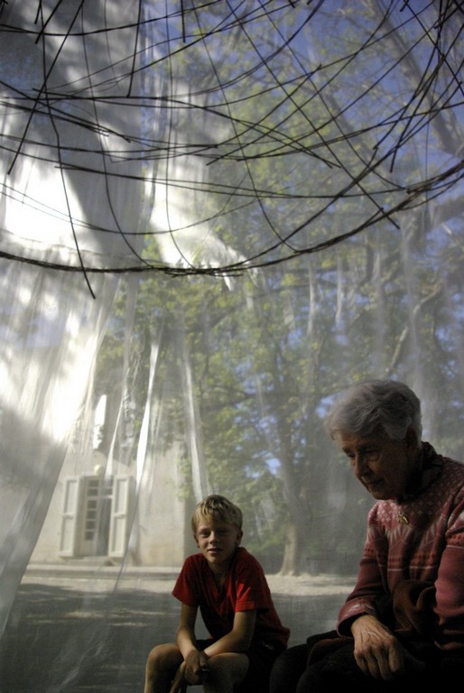 Premiers visiteurs d'une structure en cours de création, septembre 2019